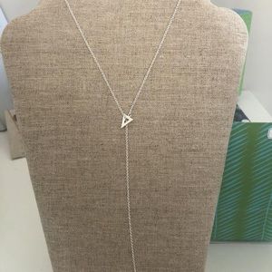 Stella and Dot Triangle Lariat Necklace